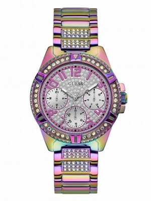 Guess Iridescent Crystal Multifunction Watch Maro | GUESS-SN30040