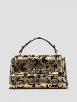 Guess Iris Floral Mini Top Handle Bag Aurii | GUESS-SN28919