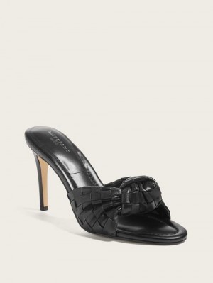 Guess Janna Woven Mule Negrii | GUESS-SN29797