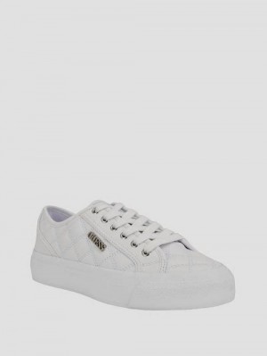 Guess Jelexa Quilted Sneakers Albi | GUESS-SN29520