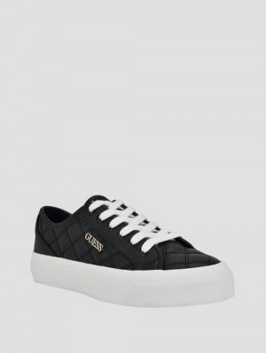 Guess Jelexa Quilted Sneakers Negrii | GUESS-SN29519