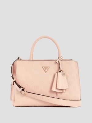 Guess Jena Elite Luxury Satchel Roz | GUESS-SN28709
