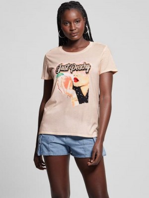 Guess Just Peachy Easy Tee Roz | GUESS-SN27108