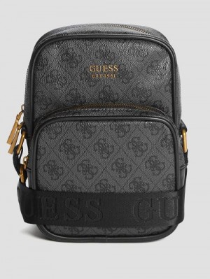 Guess Keith Quattro G Camera Bag Negrii | GUESS-SN31720
