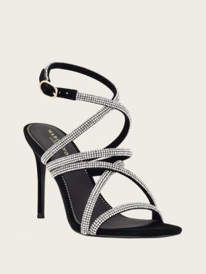 Guess Kentas Strappy Sandal Negrii | GUESS-SN29798