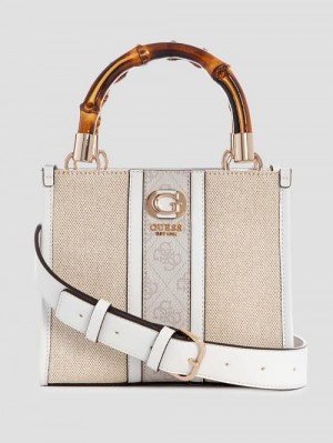 Guess Kerima Bamboo Mini Tote Albi | GUESS-SN29389