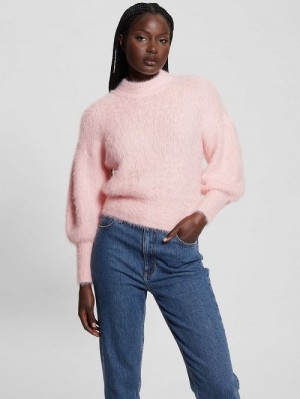 Guess Keyla Fuzzy Sweater Roz | GUESS-SN27850