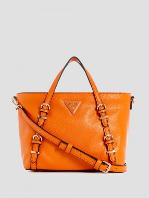 Guess Levia Mini Satchel Portocalii | GUESS-SN29317