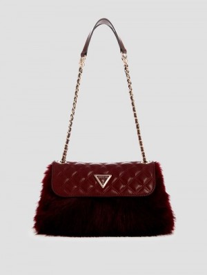 Guess Lise Convertible Crossbody Rosii | GUESS-SN28843