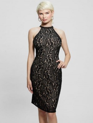 Guess Liza Mini Dress Negrii | GUESS-SN26770