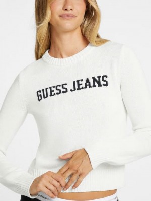 Guess Logo Sweater Albi | GUESS-SN27435