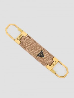 Guess Logo keychain Bej | GUESS-SN31691