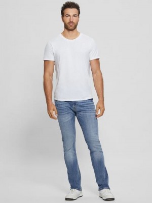 Guess Low-Rise Skinny Jeans Albastri | GUESS-SN30370