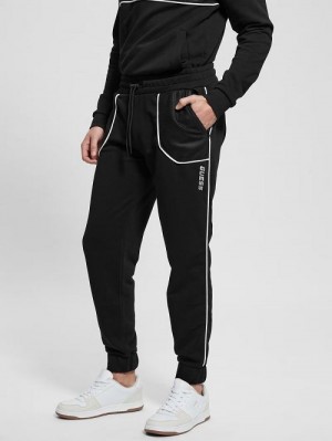 Guess Lugh Cuffed Joggers Negrii | GUESS-SN31392