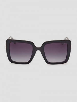 Guess Lyla Oversize Square Sunglasses Negrii | GUESS-SN30084