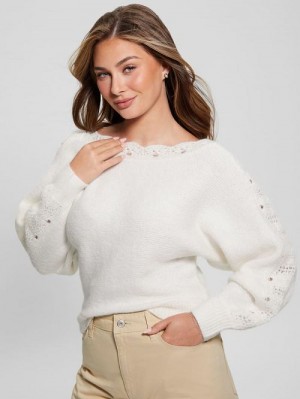Guess Malorie Dolman Sweater Albi | GUESS-SN27805