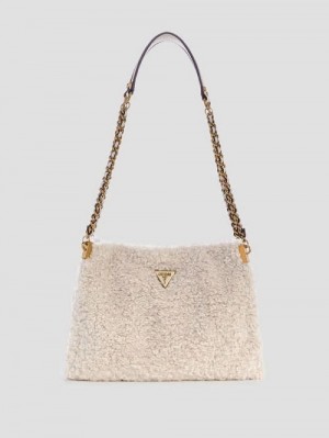 Guess Maranta Small Shoulder Satchel Albi | GUESS-SN29073
