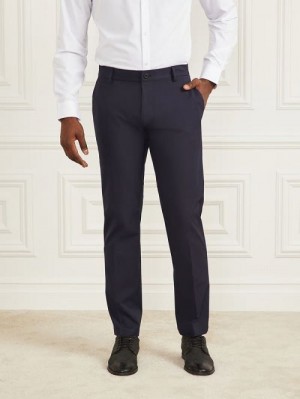 Guess Marcello Performing Chino Pants Albastri | GUESS-SN31412