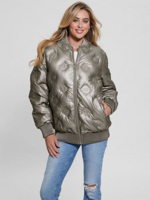Guess Marianne Quattro G Flight Jacket Maro | GUESS-SN27917