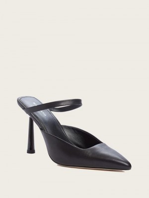 Guess Marni Leather Mule Negrii | GUESS-SN29744