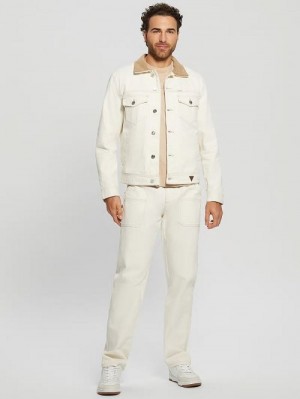 Guess Mason Straight Jeans Albi | GUESS-SN30373