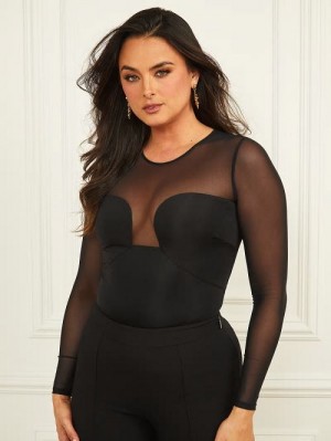 Guess Medora Bodysuit Negrii | GUESS-SN27210