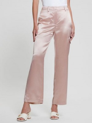 Guess Megan Cargo Satin Pants Roz | GUESS-SN28316