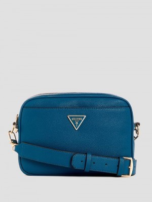 Guess Meridian Camera Bag Albastri | GUESS-SN28892