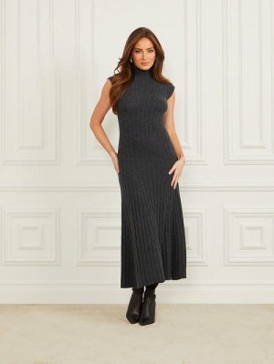 Guess Michaela Cashmere Sweater Dress Gri | GUESS-SN26985