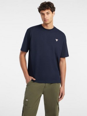 Guess Mini Patch Tee Albastri | GUESS-SN30630