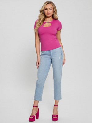 Guess Morgen Keyhole Top Roz | GUESS-SN27504