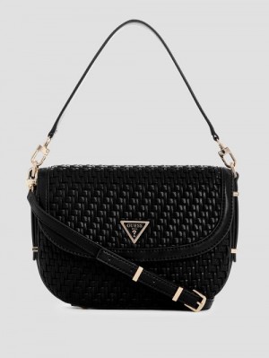 Guess Murielle Shoulder Bag Negrii | GUESS-SN29184