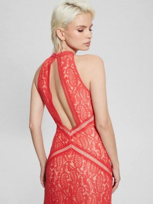 Guess New Liza Dress Rosii | GUESS-SN26847