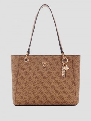 Guess Noelle Quattro G Small Noel Tote Maro | GUESS-SN29455