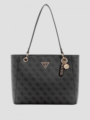 Guess Noelle Quattro G Small Noel Tote Negrii | GUESS-SN29449