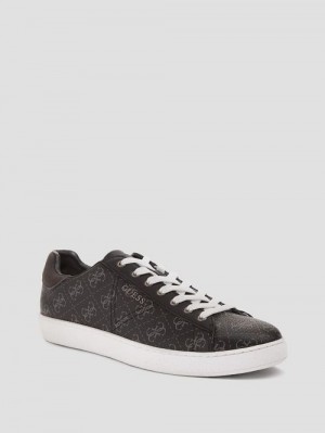 Guess Nola Quattro G Low-Top Sneakers Negrii | GUESS-SN31897