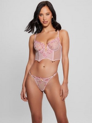Guess Oriana Lace Thong Roz | GUESS-SN28643