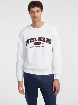 Guess Original Design Sweatshirt Albi | GUESS-SN31493