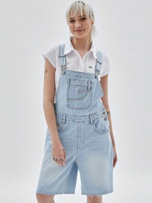 Guess Originals Carpenter Shortalls Albastri | GUESS-SN26539
