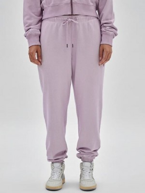Guess Originals Classic Logo Joggers Violet | GUESS-SN28443