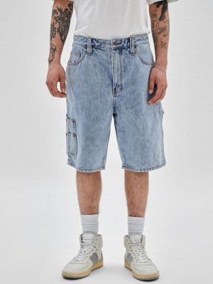 Guess Originals Denim Kit Carpenter Shorts Albastri | GUESS-SN30343