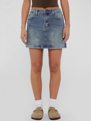Guess Originals Denim Mini Skirt Albastri | GUESS-SN26510