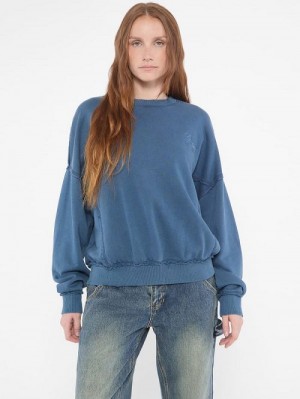 Guess Originals Distressed Pullover Albastri | GUESS-SN27736
