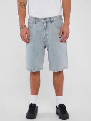 Guess Originals Herringbone Denim Shorts Albastri | GUESS-SN30368
