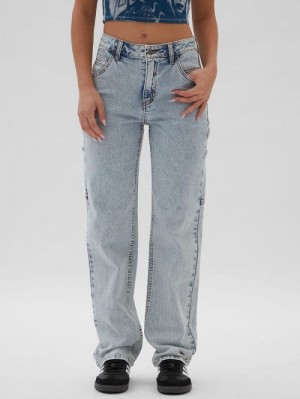 Guess Originals Kit Acid Washed Carpenter Jeans Albastri | GUESS-SN28210