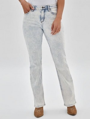 Guess Originals Kit Bootcut Jeans Albastri | GUESS-SN26577