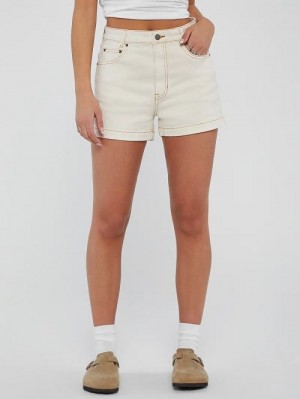 Guess Originals Kit Classic High-Waisted Shorts Albi | GUESS-SN28095