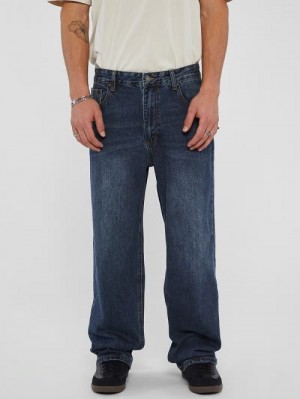 Guess Originals Kit Relaxed Jeans Albastri | GUESS-SN30402