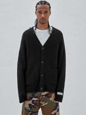 Guess Originals Label Cardigan Negrii | GUESS-SN30901
