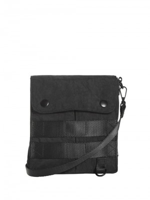 Guess Originals Nylon Utility Side Bag Negrii | GUESS-SN31685